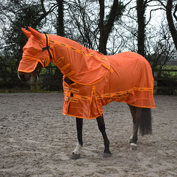 Whitaker Swot Fly Rug & Mask Orange