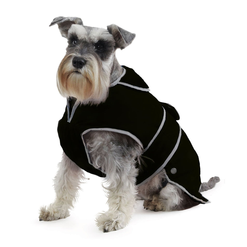 Ancol dog coats with harness clearance holes