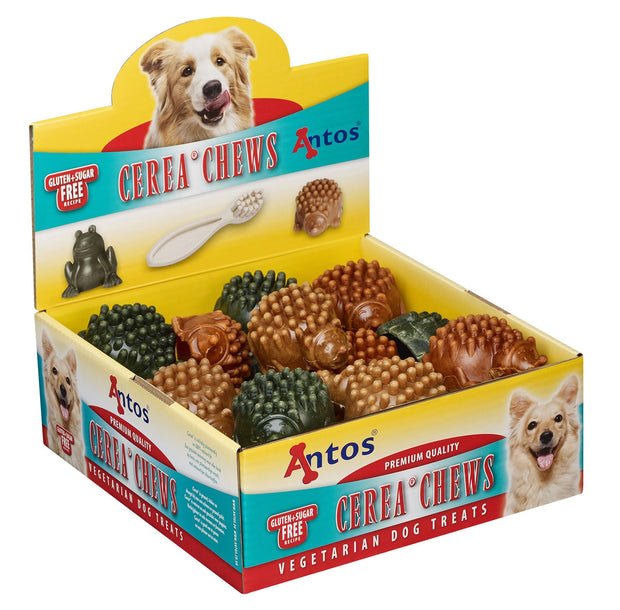 Antos Dog Treat Antos Cerea Chews Hedgehog Box 24