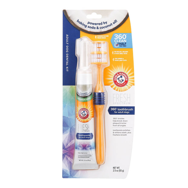 Arm & Hammer Dog Treatments Adult Arm & Hammer Fresh Coconut Dental Kit