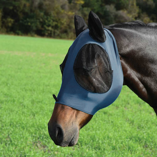 Lami-Cell Fly Mask Foal / Navy Lami-Cell Lycra Fly Mask