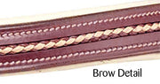 Oregon Bridle Oregon Plaited Brow Barcoo Head