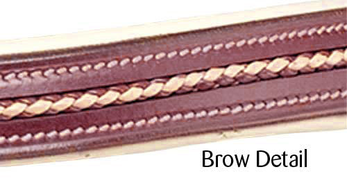 Oregon Bridle Oregon Plaited Brow Barcoo Head