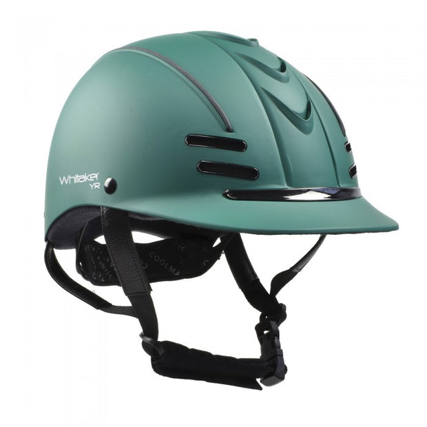 Whitaker Riding Hat 52-56cm Whitaker Club Young Rider Helmet Green/Black