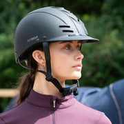 Whitaker Riding Hat Whitaker Club Young Rider Helmet Black/Black