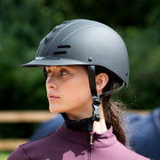 Whitaker Riding Hat Whitaker Club Young Rider Helmet Black/Black