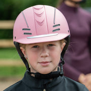 Whitaker Riding Hat Whitaker Club Young Rider Helmet Pink/Silver