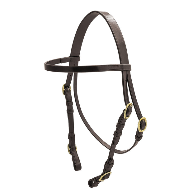 Zilco Bridle Havana Zilco Track Wise Open Race Bridle