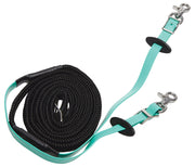 Zilco Reins Turquoise Zilco Endurance Reins - Woven Grip Stainless Steel Fittings