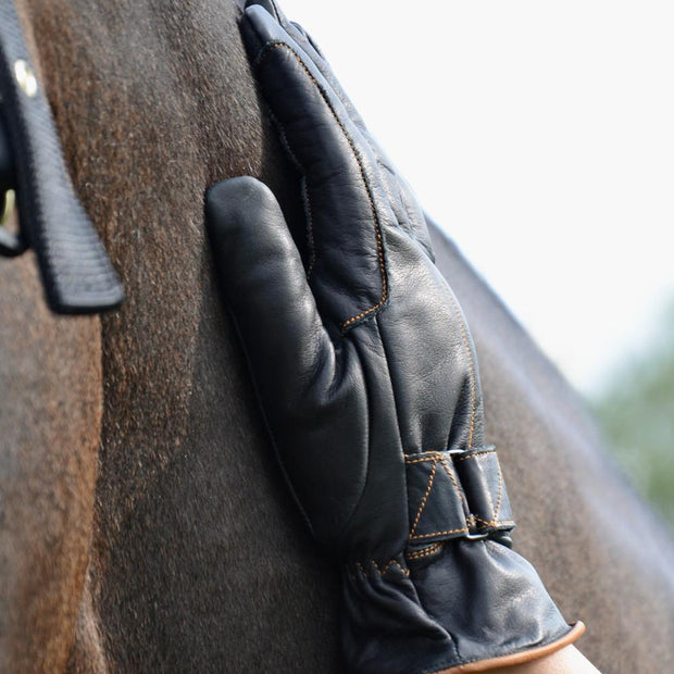 Hy Equestrian Equestrian Gloves Hy5 Thinsulate™ Leather Winter Riding Gloves